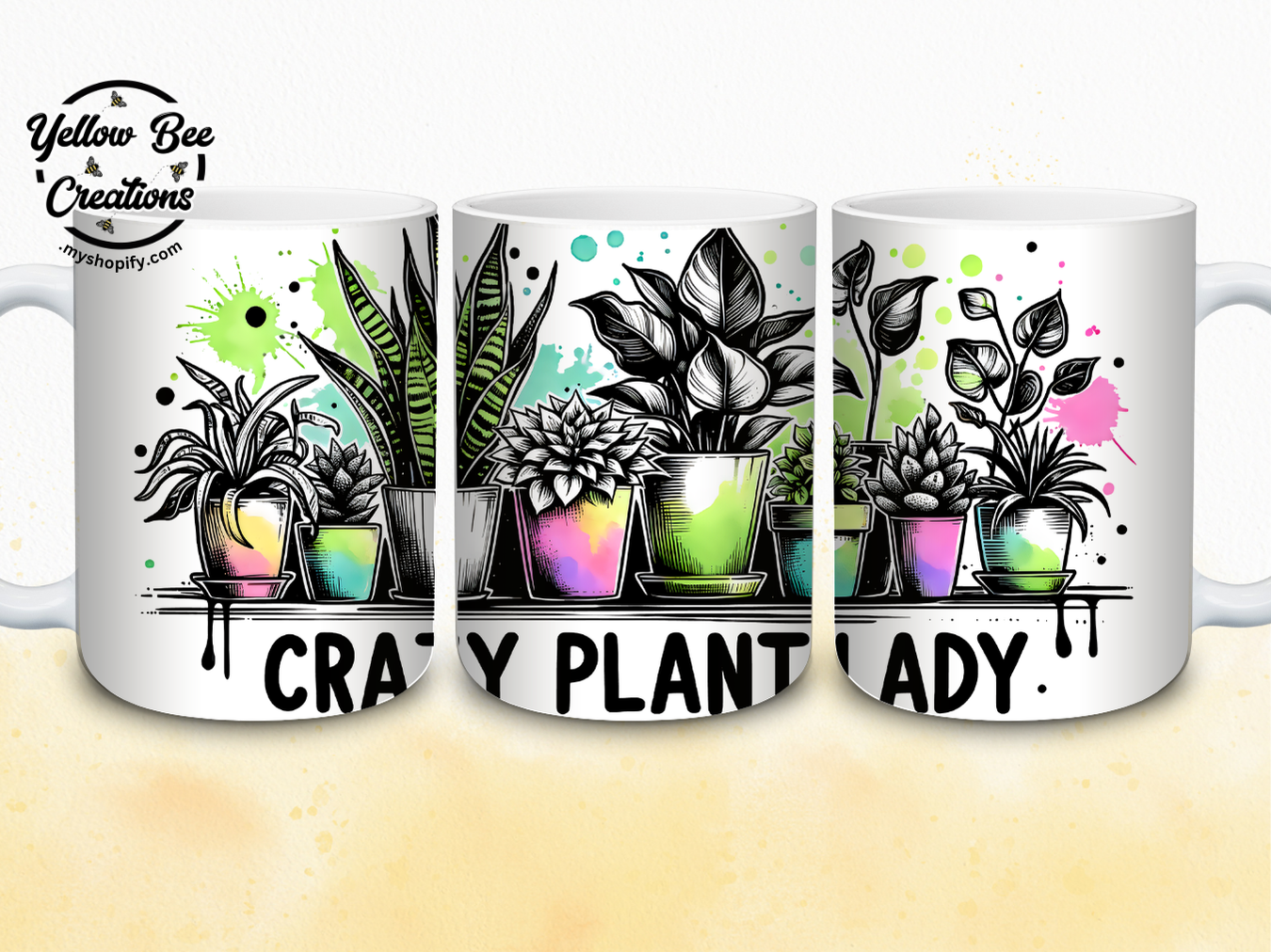 15oz Mug - Crazy plant lady