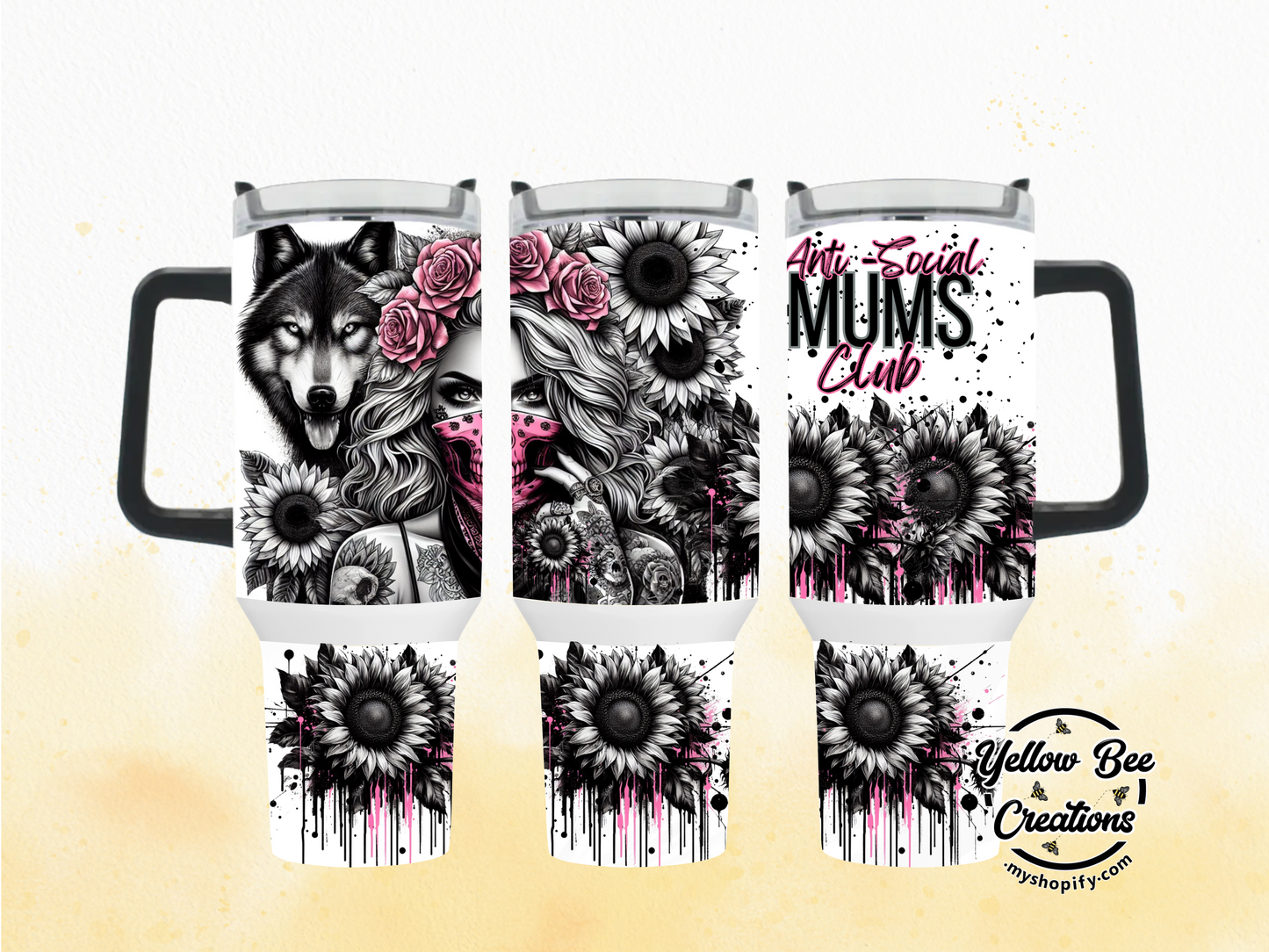 20oz Tumbler - Anti-Social Mums Club